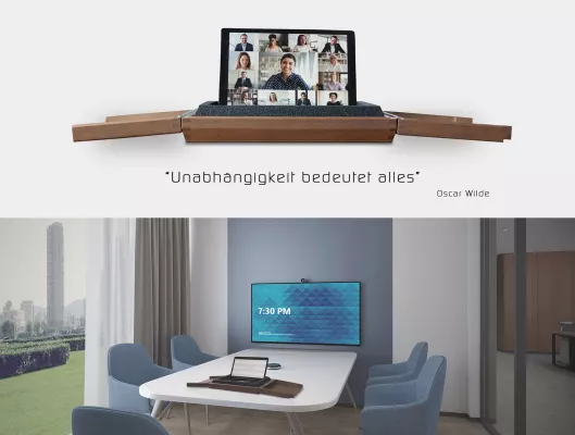 Bild: Designer entwickelt in Quarantäne energie-autarkes Viedeokonferenzsystem!