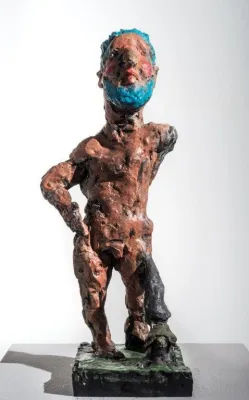 Bild: Rede Stefanie Blumenbecker, Ausstellung Markus Lüpertz