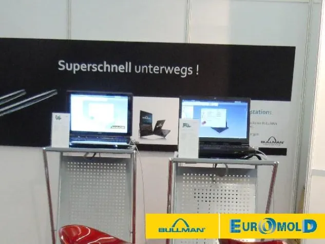 Bild: Die schnellste Notebook Workstation auf der EUROMOLD 2010.