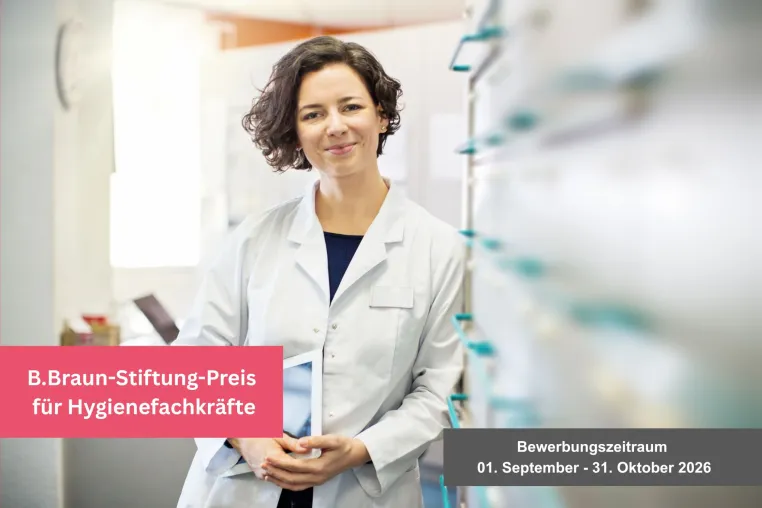 Bild: B. Braun-Stiftung schreibt erstmals Preis für Hygienefachkräfte aus