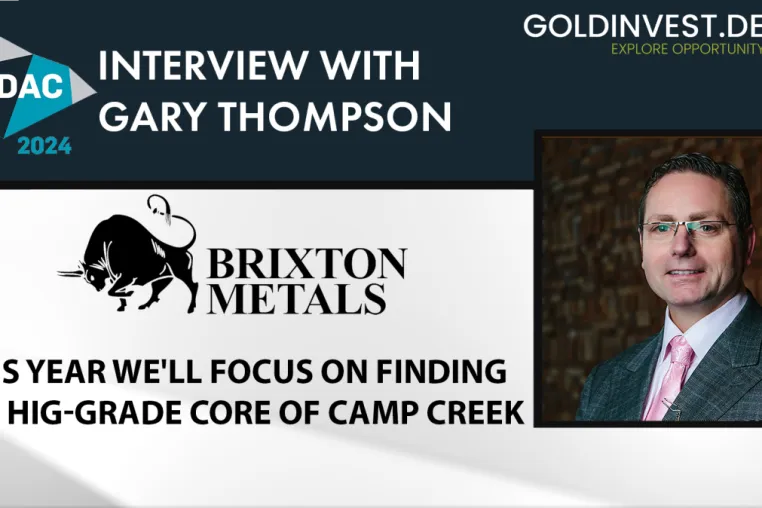 Bild: Brixton Metals: Dieses Jahr zielen wir auf den hochgradigen Kern von Camp Creek