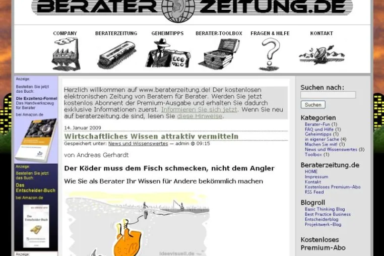 Bild: kostenlose elektronische Beraterzeitung.de ist gestartet