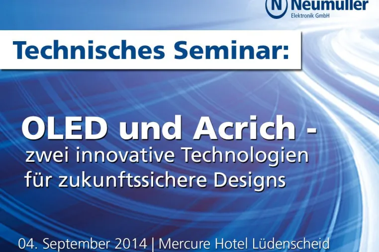 Bild: Technisches Seminar der Firma Neumüller