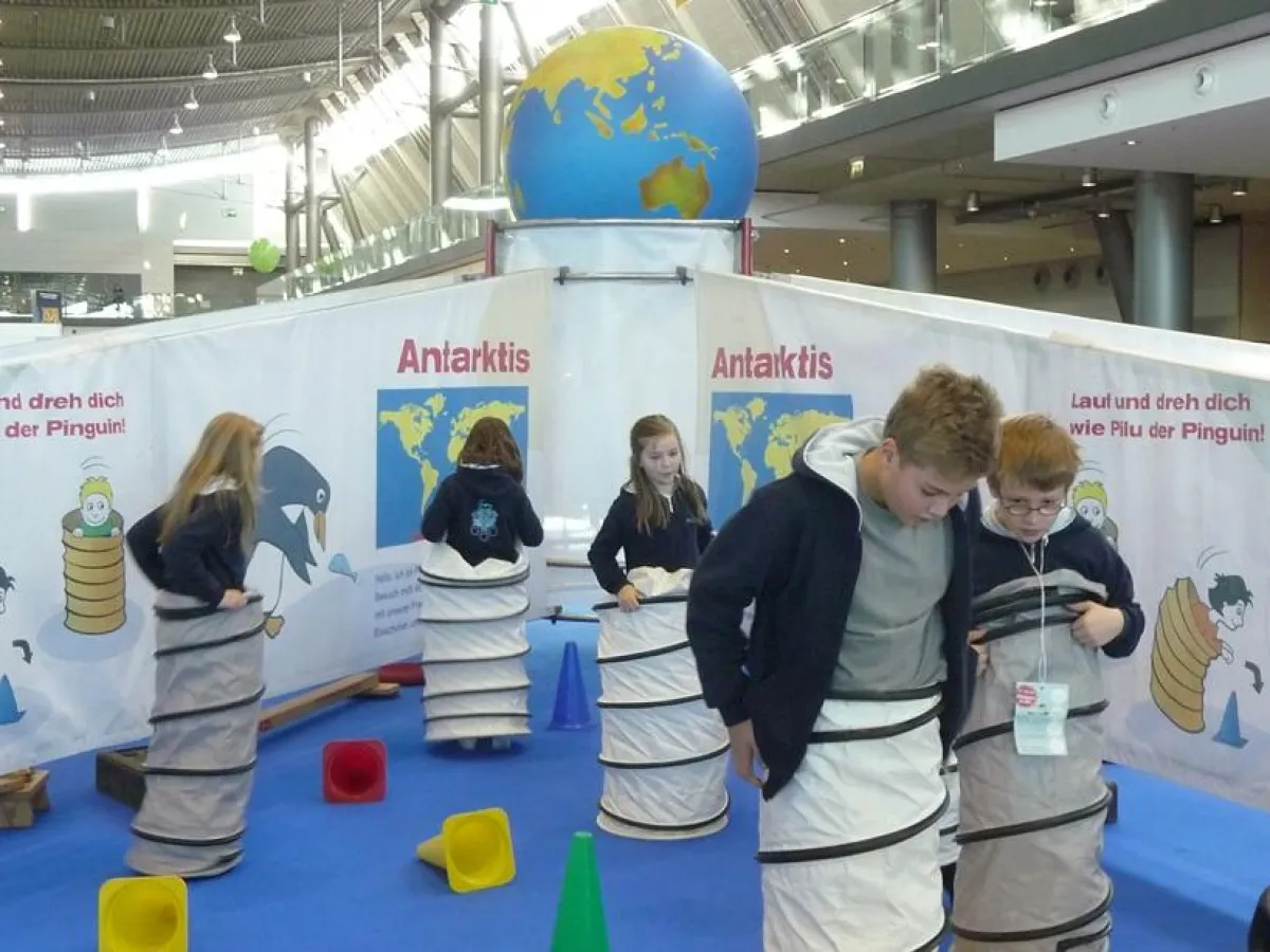 Die mobile Kinderturn-Welt auf der Süddeutschen Spielemesse