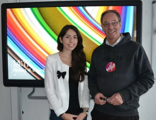 Stadträtin Melis Sekmen (Grüne) überzeugt vom Hochschulkonzept der Management-Hochschule Mannheim Bild: Stadträtin Melis Sekmen (Grüne) überzeugt vom Hochschulkonzept der Management-Hochschule Mannheim