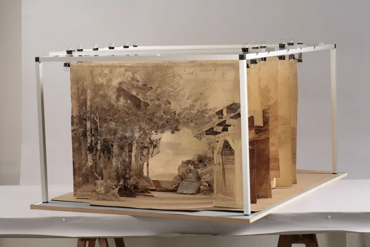 Bild: Hochschule Hof digitalisiert historische Bühnenbilder Richard Wagners in 3D