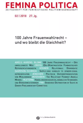 Bild: Hat die politische Gleichstellung von Frauen und Männern eine Chance? – Zeitschrift Femina Politica erschienen