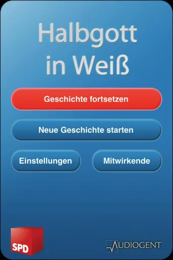 Bild: Bundesweite Premiere: SPD zieht mit erstem interaktiven Hör-Wahlprogramm „Halbgott in Wei? in den Wahlkampf