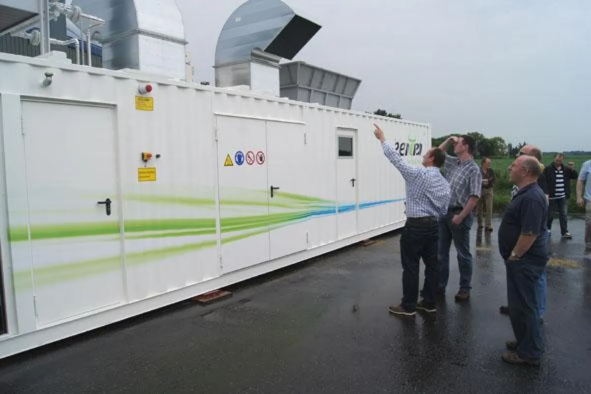 Zahlreiche Interessierte ließen sich über die Testergebnisse der Biogalsanlage „Kleinvieh“ informier