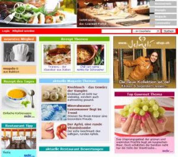 Bild: Neue Community auf GuteKueche.ch Schweiz – das Gourmet Portal
