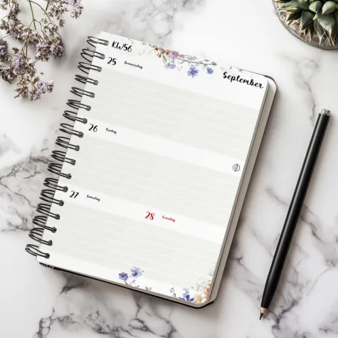 Bild: Endlich konfigurierbar: Exklusive Taschenkalender mit eigenen Fotos, Designs, Strukturen und freiem Beginn