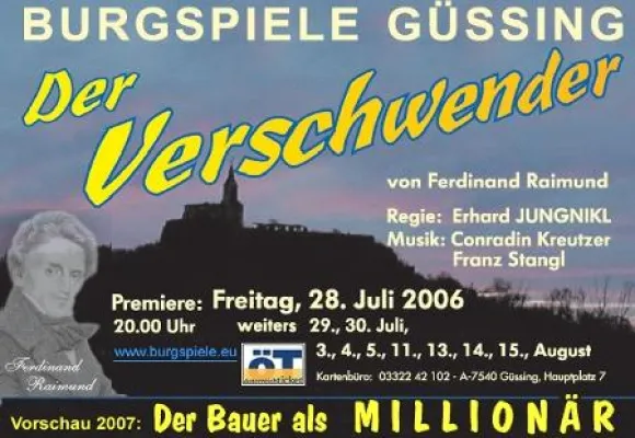 Bild: BURGSPIELE GÜSSING - ein klingender Name im burgenländischen Festspielreigen