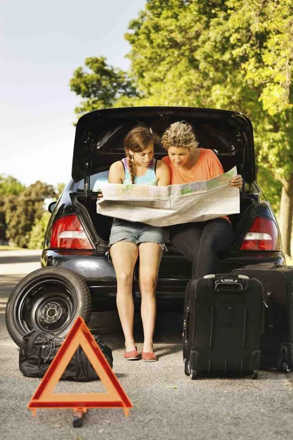 Für Unfälle und Pannen im Urlaub ist häufig ein zu geringer Reifendruck verantwortlich.