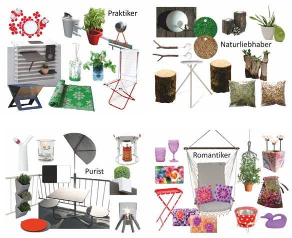 Bild: Trendige Klein-Balkon-Inszenierungen