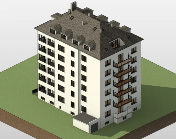 Bild: 80 Wohnungen im Frankfurt Nordend Neubau 