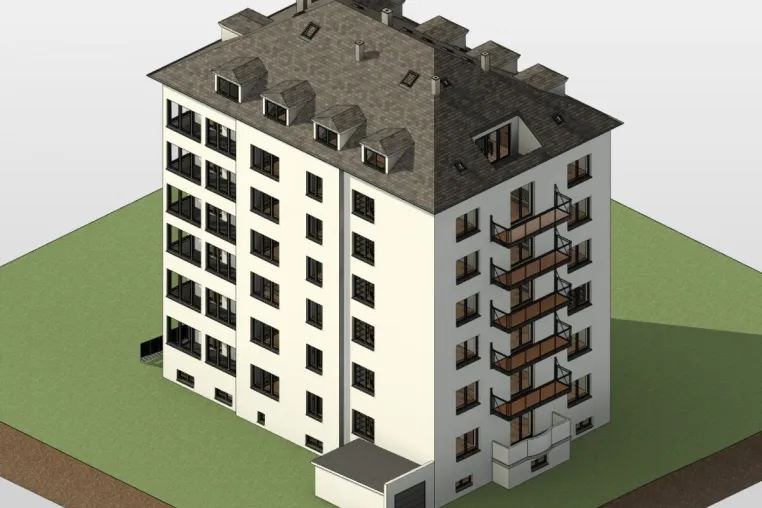 Bild: 80 Wohnungen im Frankfurt Nordend Neubau 
