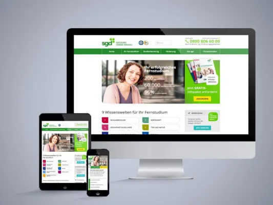 Bild: sgd positioniert sich mit neuer Markenidentität als Deutschlands führende Fernschule