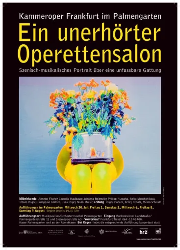 Kammeroper Frankfurt im Palmengarten - "Operette sich, wer kann" Bild: Kammeroper Frankfurt im Palmengarten - "Operette sich, wer kann"