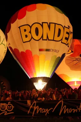 Bild: Mit Bondex unter die Ballonfahrer gehen