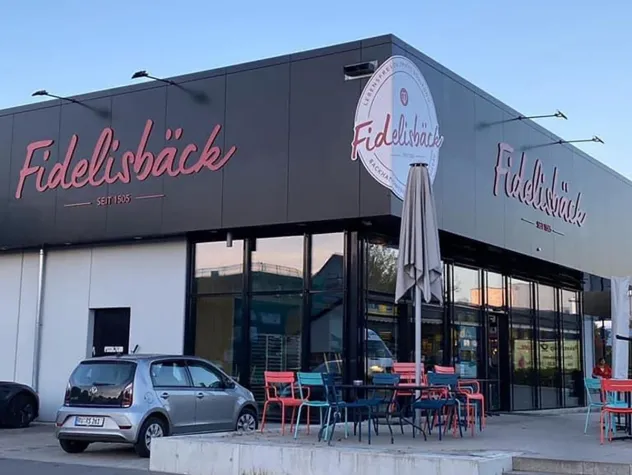 Bild: Fassadenwerbung in Vogt 