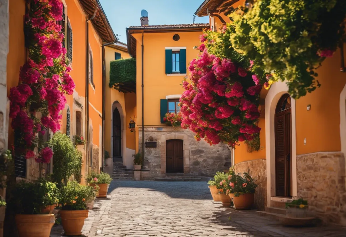 Typische italienische Häuser in malerischen Gassen – ein Blick auf die charmante Wohnkultur Italiens (© © Italica Homes)