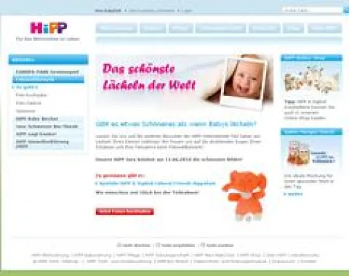 HiPP prämiert das schönste Lächeln der Welt Bild: HiPP prämiert das schönste Lächeln der Welt