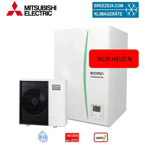 Bild: MITSUBISHI ELECTRIC EHSD-YM9D Hydromodul + Wärmepumpe PUD-SWM120YAA
