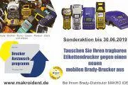 Austauschaktion: Alter mobiler Drucker gegen Neugerät Bild: Austauschaktion: Alter mobiler Drucker gegen Neugerät