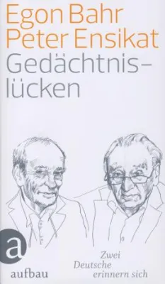 Bild: Gedächtnislücken: »Egon Bahr und Peter Ensikat parlieren amüsant und schlagfertig miteinander«