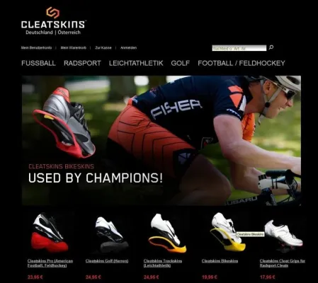 Bild: Cleatskins jetzt auch für weitere Sportarten erhältlich / neue Website gelauncht