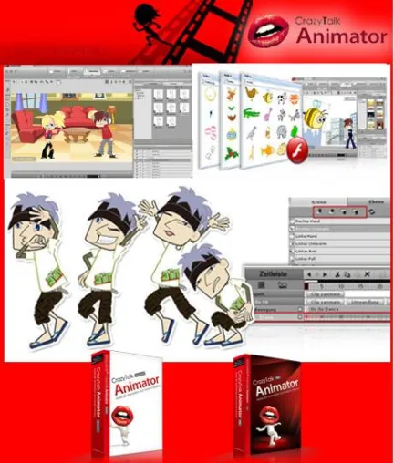 Reallusion bringt freies Upgrade für Zeichentrickprogramm CrazyTalk Animator Bild: Reallusion bringt freies Upgrade für Zeichentrickprogramm CrazyTalk Animator