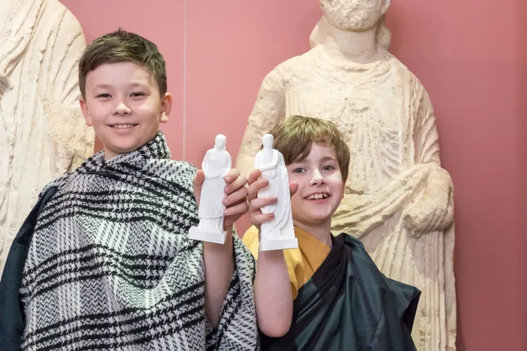 Bild: Mit Hightech in die Römerzeit: Kinderhochschule im Museum bei der Kaiserpfalz 
