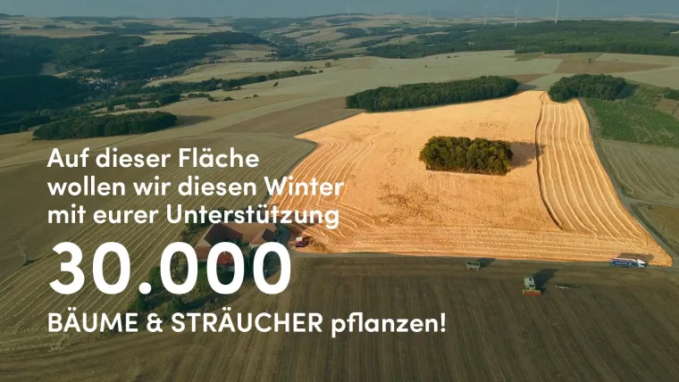 Bild: Hofgemeinschaft will mit Crowdfunding 30.000 Bäume und Sträucher pflanzen!