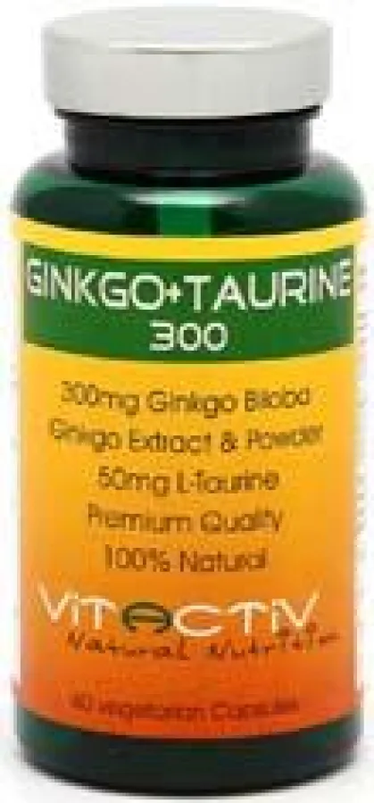 Ginkgo Biloba, Taurin, Taurine, Ginkgo, Ginko, Durchblutung, Gesundheit, Ginkgo + Taurin 300, Medizin