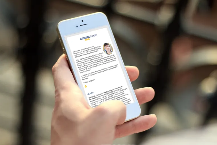 Bild: Newsletter-Format  „Mittelstandsperspektiven Start-ups"