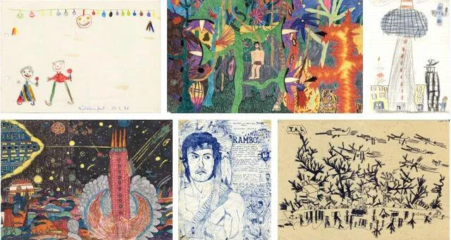 Bild: PAPERWORLDS - Kinder- und Jugendzeichnungen zeitgenössischer Künstler