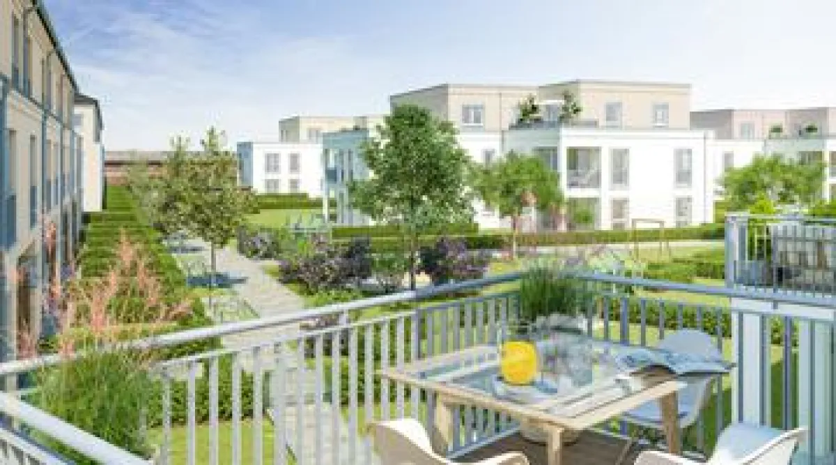 Wohnen im Grünen im Berliner Stadtteil Zehlendorf.