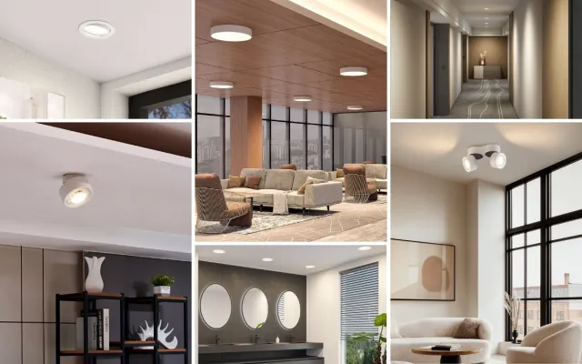 Bild: Modern. Clean. Weiß. Lampenwelt Professional präsentiert zeitlose Lichtlösungen für jeden Einsatzbereich