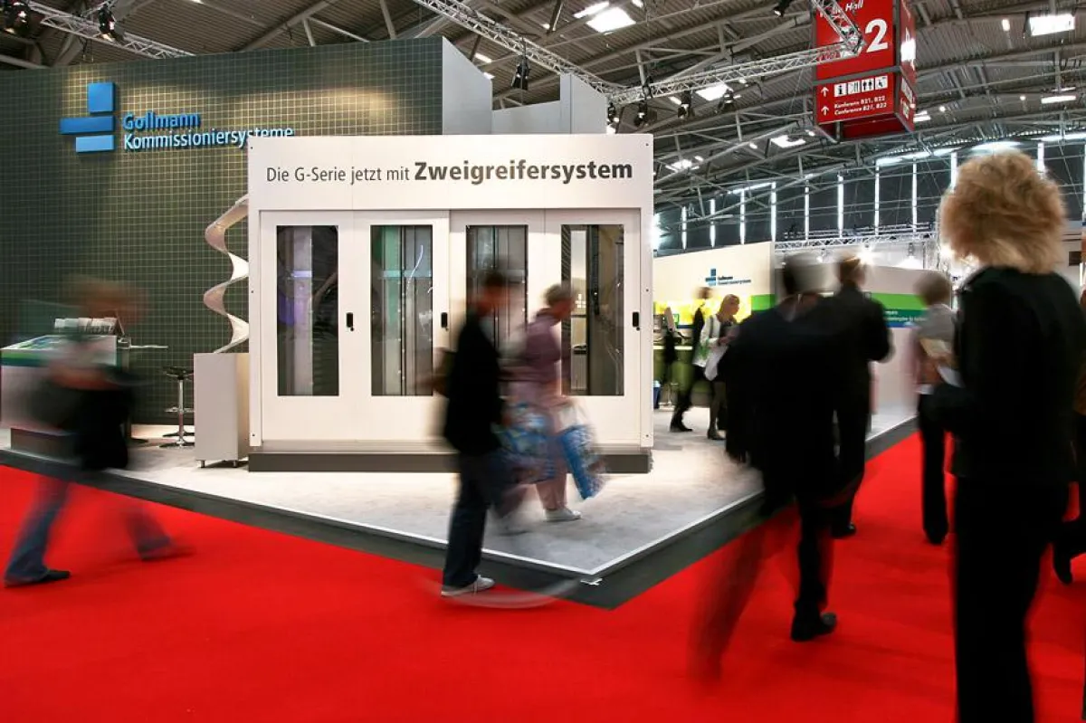 Gollmann-Messestand auf der Expopharm 2008