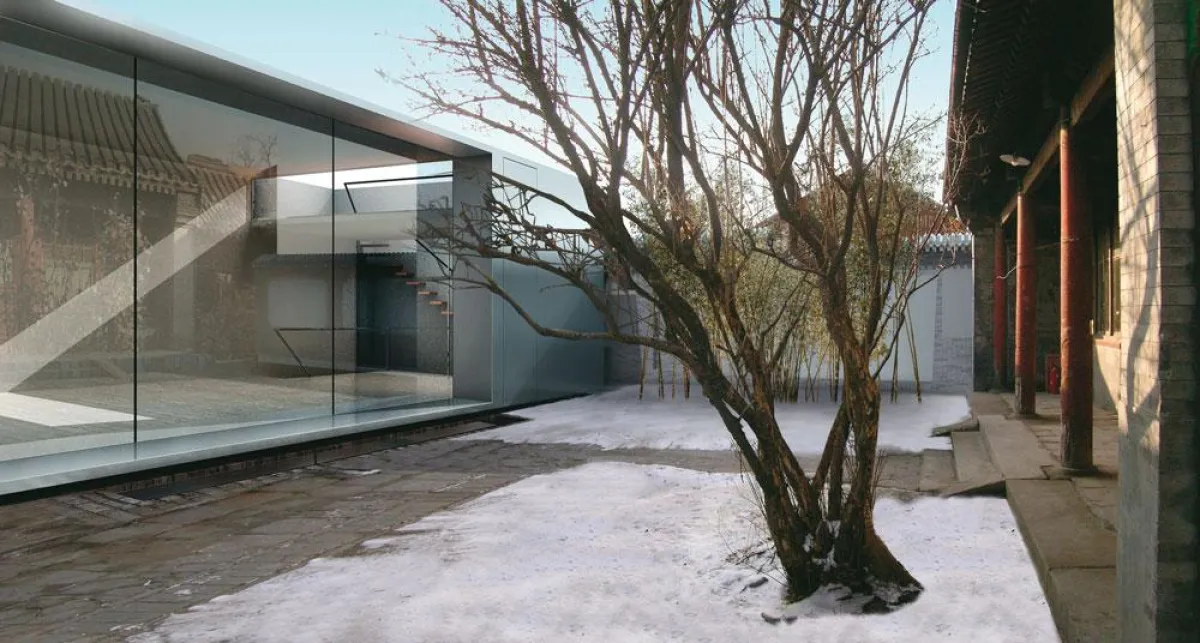 Hofhaus CAI Guoqiang, Restaurierung und Erweiterung, Peking 2007. Architekt: Studio Pei-Zhu. Foto: FANG Zhenning