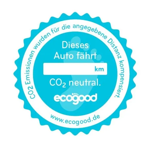 ecogood lässt Autos klimaneutral fahren – mit intelligenter Klima-Vignette Bild: ecogood lässt Autos klimaneutral fahren – mit intelligenter Klima-Vignette