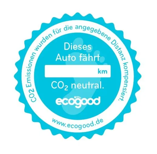 Bild: ecogood lässt Autos klimaneutral fahren – mit intelligenter Klima-Vignette