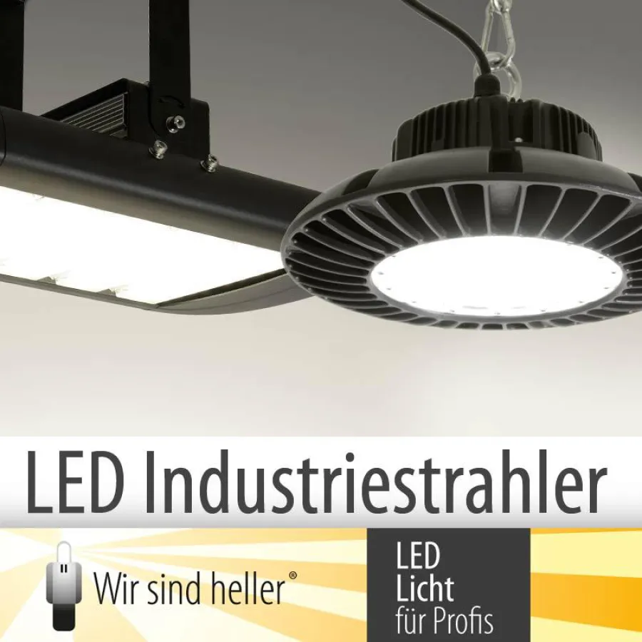 Wir sind heller: effiziente LED Industriestrahler