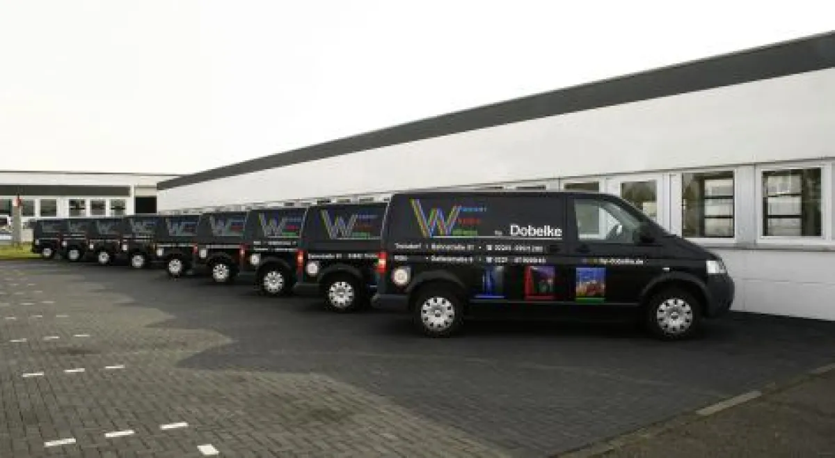 WEBFLEET ermöglicht die effiziente Koordination von Aufträgen. Bild: WasserWärmeWellness by Dobelke