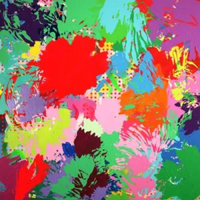 Bild: Malschule Friedenau aus Berlin zeigt: Flower Power im November, Kunstwerke von Ulrike Bultmann