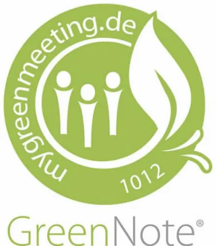 mygreenmeeting.de vergibt erstmalig GreenNote-Siegel an Deutsche Zentrale für Tourismus Bild: mygreenmeeting.de vergibt erstmalig GreenNote-Siegel an Deutsche Zentrale für Tourismus