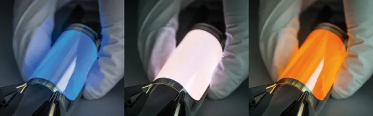 Bild: Flexible farbvariable OLED – neue Gestaltungsoptionen für Lichtdesigner