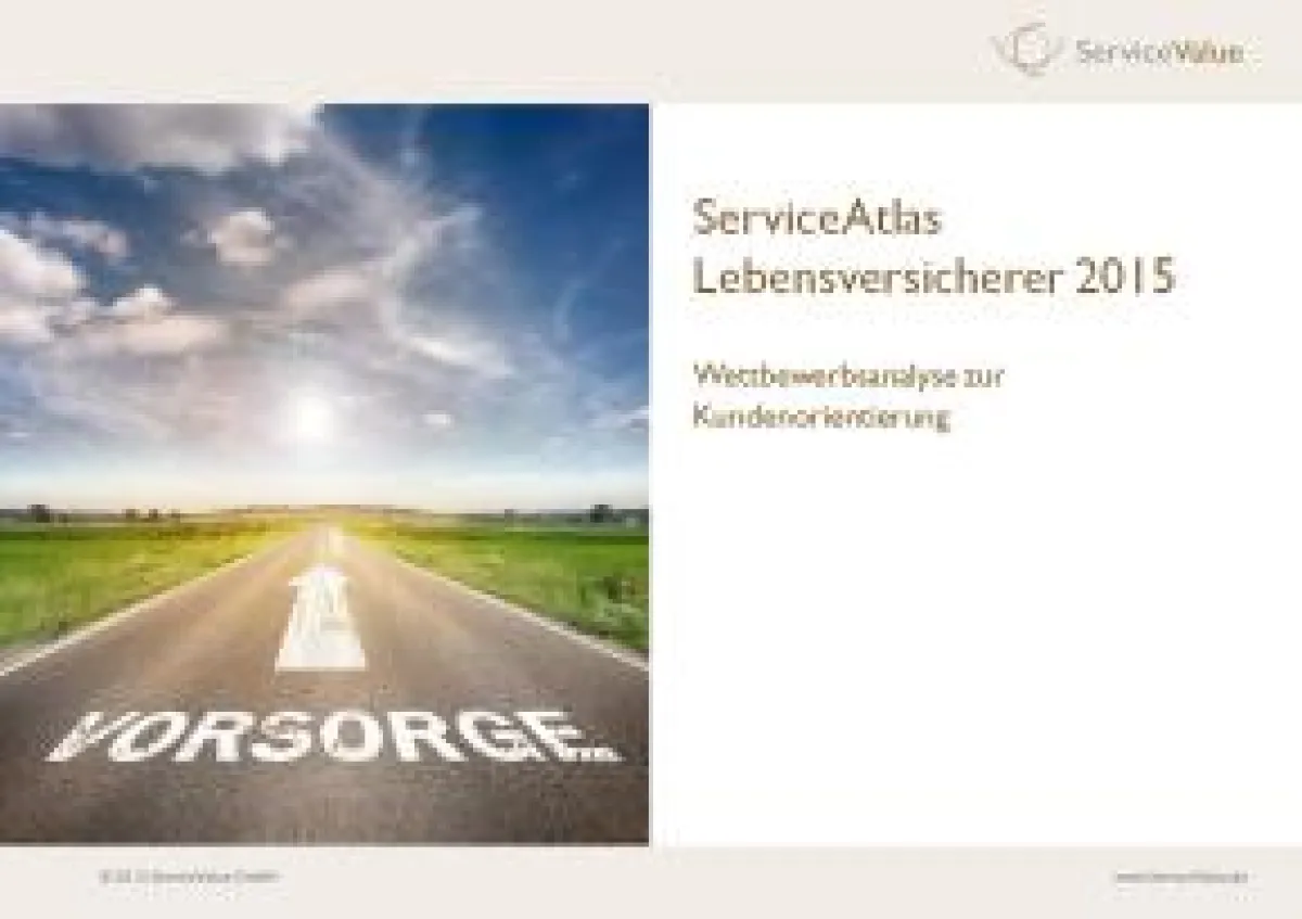 ServiceAtlas Lebensversicherer 2015