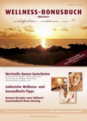 Wellness Bonusbuch München ab sofort im Handel Bild: Wellness Bonusbuch München ab sofort im Handel