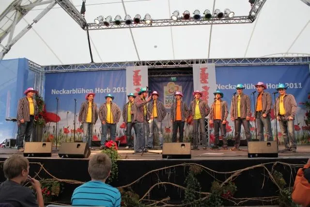 Bild: GEMCO betreut A-cappella-Band beim Neckarblühen